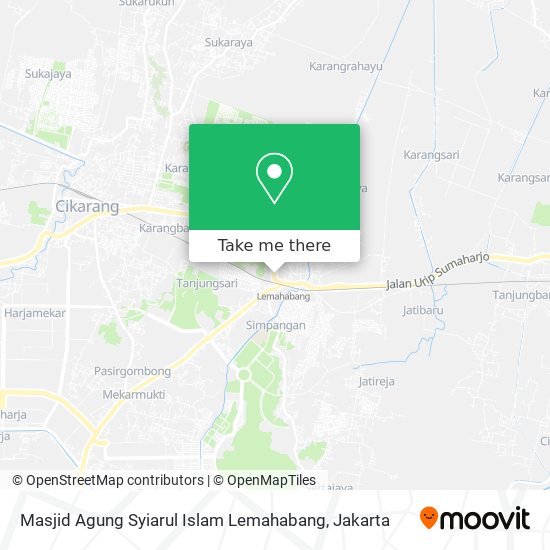 Masjid Agung Syiarul Islam Lemahabang map