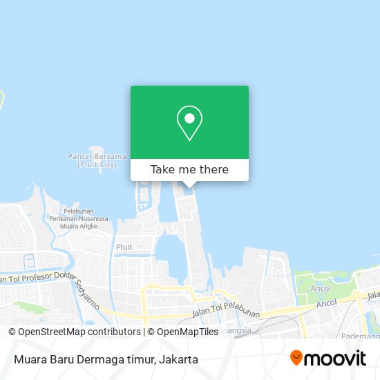 Muara Baru Dermaga timur map