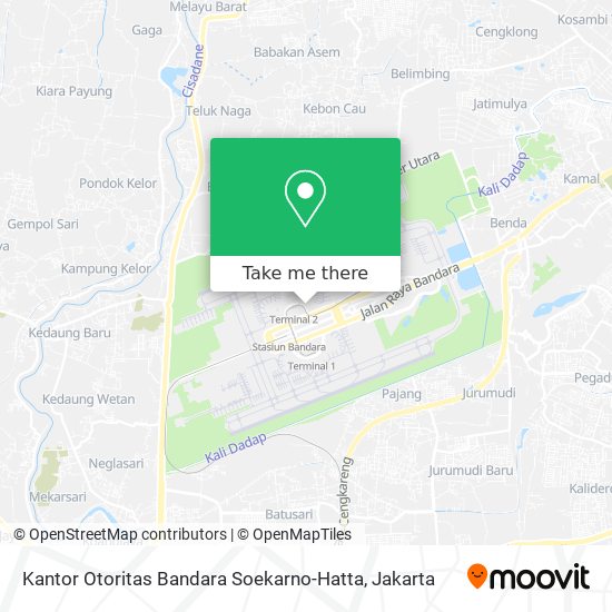 Kantor Otoritas Bandara Soekarno-Hatta map