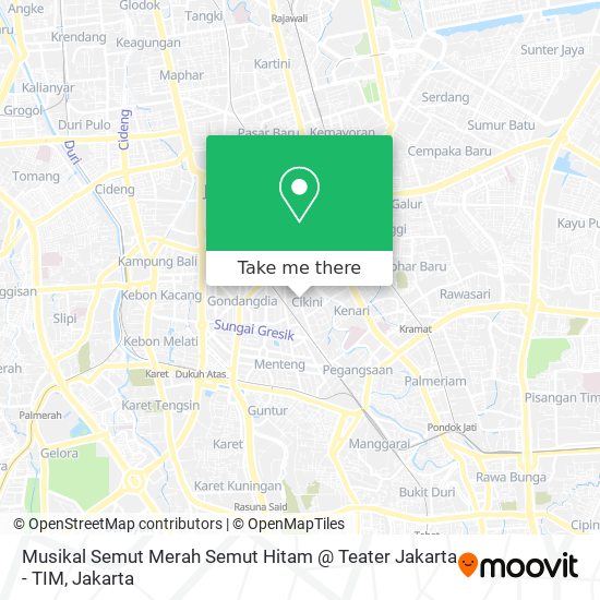 Musikal Semut Merah Semut Hitam @ Teater Jakarta - TIM map