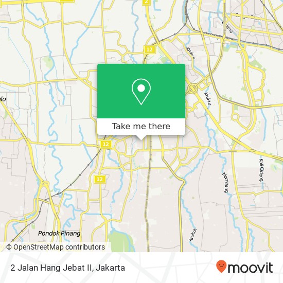 2 Jalan Hang Jebat II map