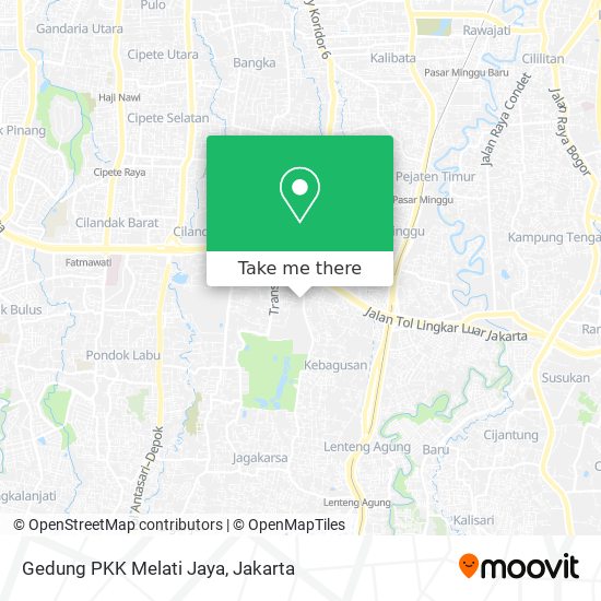 Gedung PKK Melati Jaya map