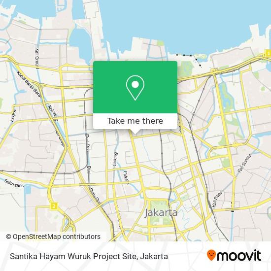 Santika Hayam Wuruk Project Site map