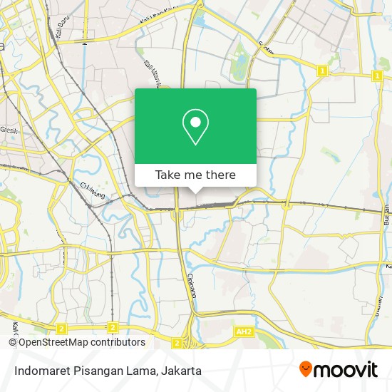 Indomaret Pisangan Lama map