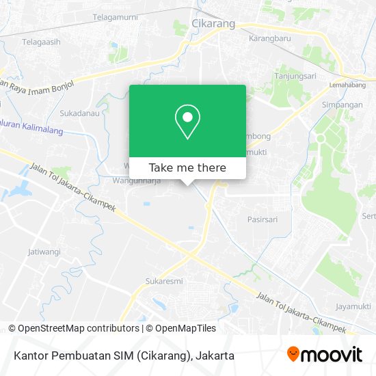 Kantor Pembuatan SIM (Cikarang) map