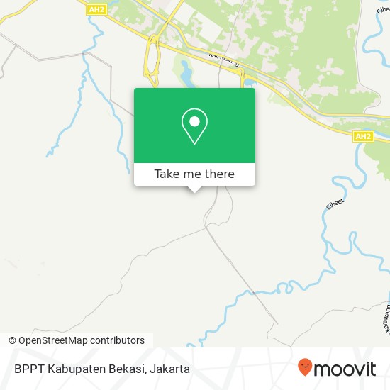 BPPT Kabupaten Bekasi map
