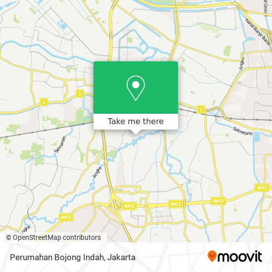 Perumahan Bojong Indah map