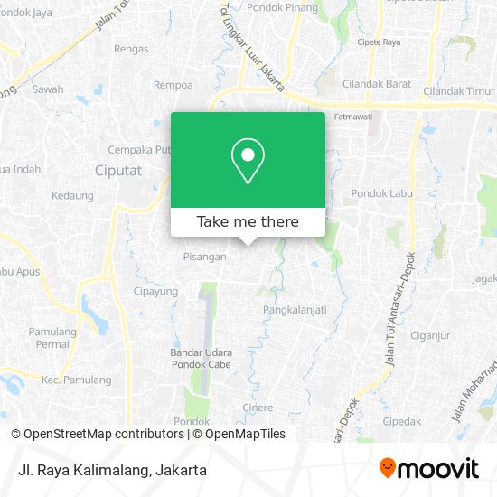 Jl. Raya Kalimalang map