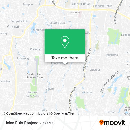 Jalan Pulo Panjang map