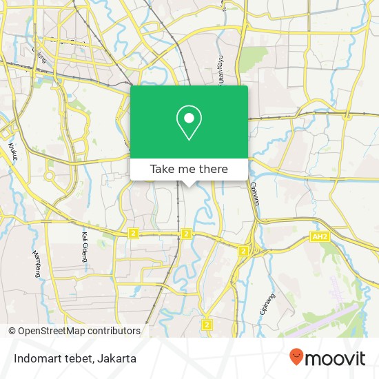 Indomart tebet map