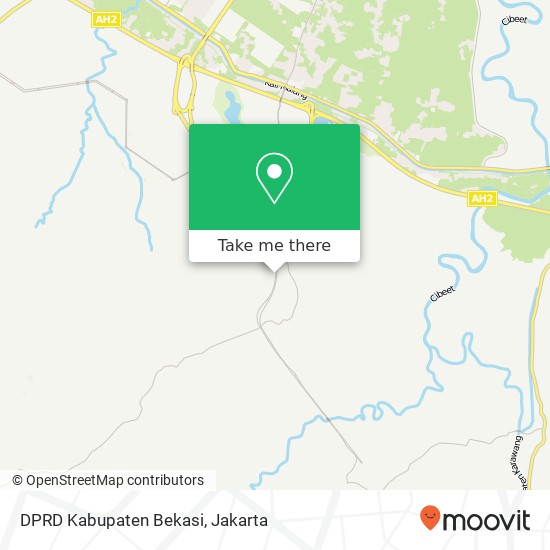 DPRD Kabupaten Bekasi map