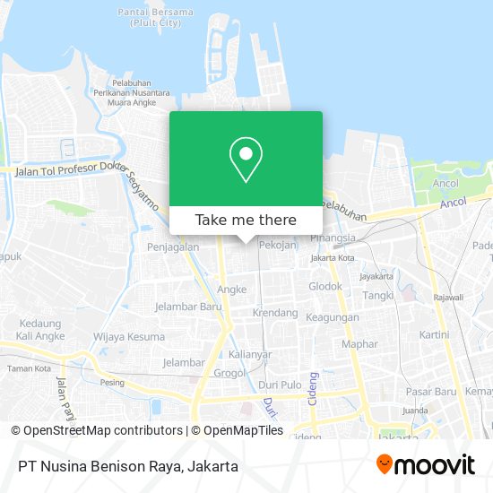 PT Nusina Benison Raya map