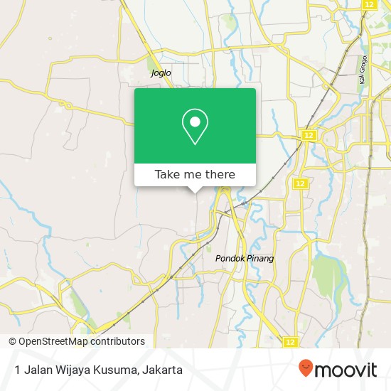 1 Jalan Wijaya Kusuma map