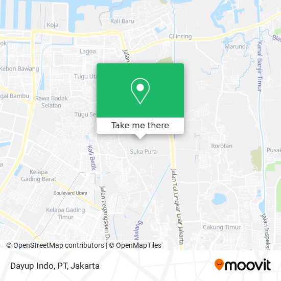 Dayup Indo, PT map