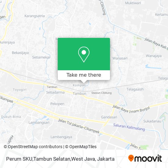 Perum SKU,Tambun Selatan,West Java map