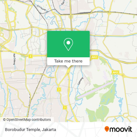 Borobudur Temple map