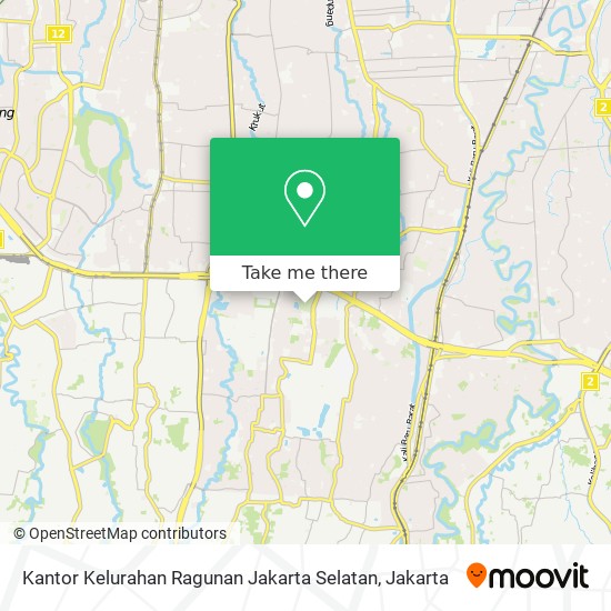 Kantor Kelurahan Ragunan Jakarta Selatan map