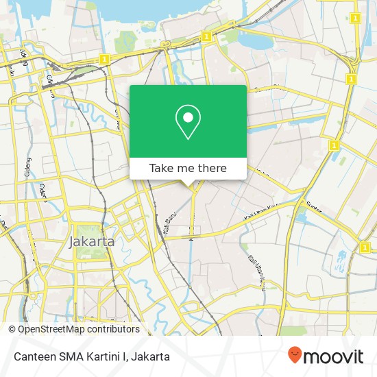 Canteen SMA Kartini I map