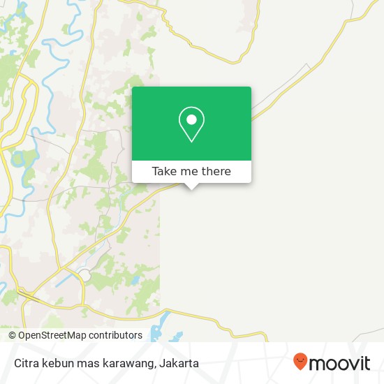 Citra kebun mas karawang map