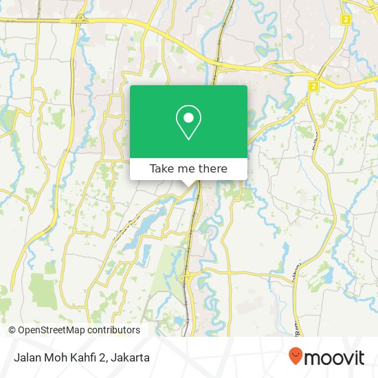 Jalan Moh Kahfi 2 map