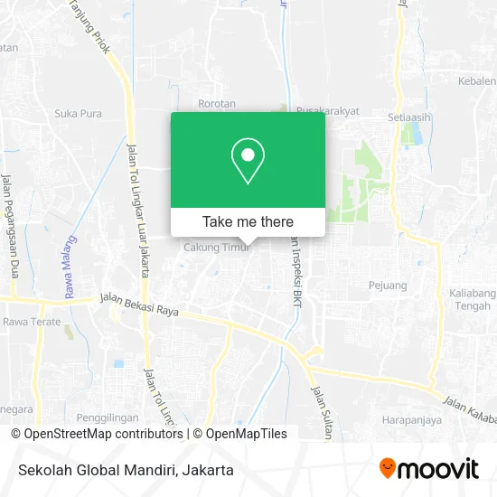 Sekolah Global Mandiri map