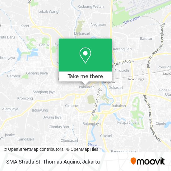 SMA Strada St. Thomas Aquino map