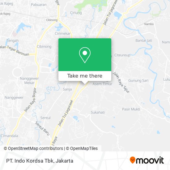 PT. Indo Kordsa Tbk map