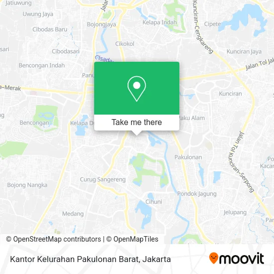 Kantor Kelurahan Pakulonan Barat map
