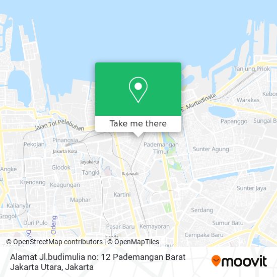 Alamat Jl.budimulia no: 12 Pademangan Barat Jakarta Utara map