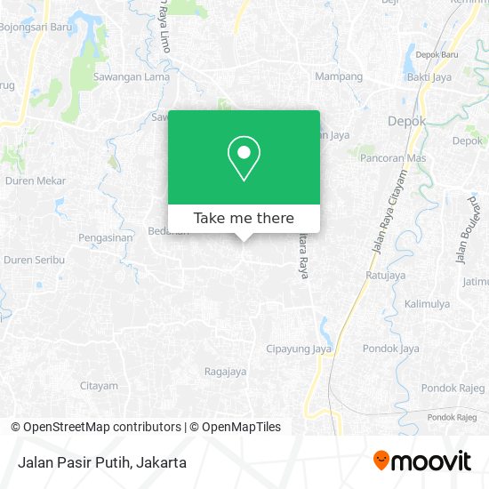 Jalan Pasir Putih map