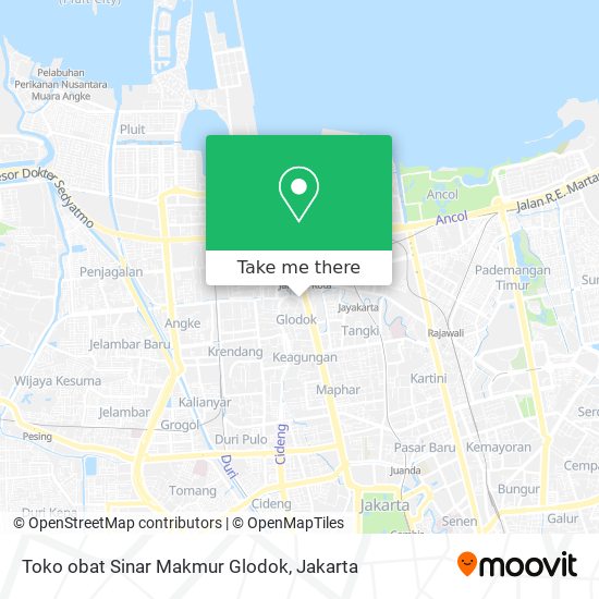 Toko obat Sinar Makmur Glodok map