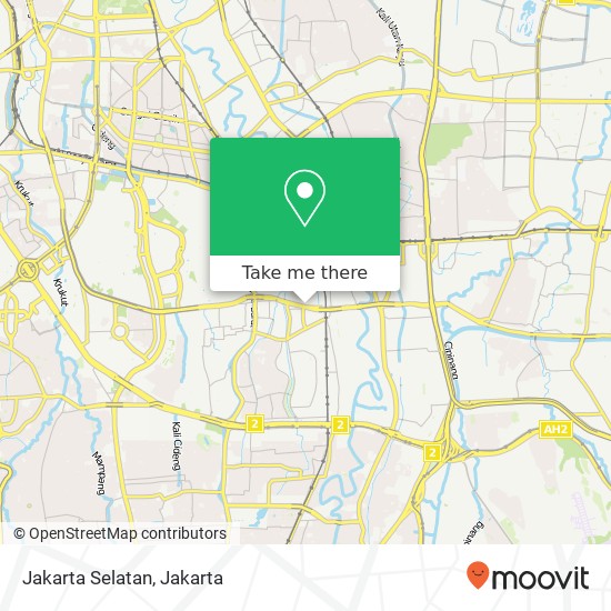 Jakarta Selatan map