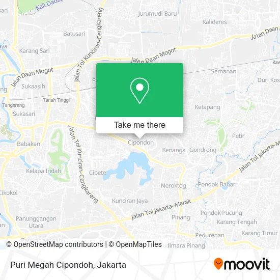 Puri Megah Cipondoh map