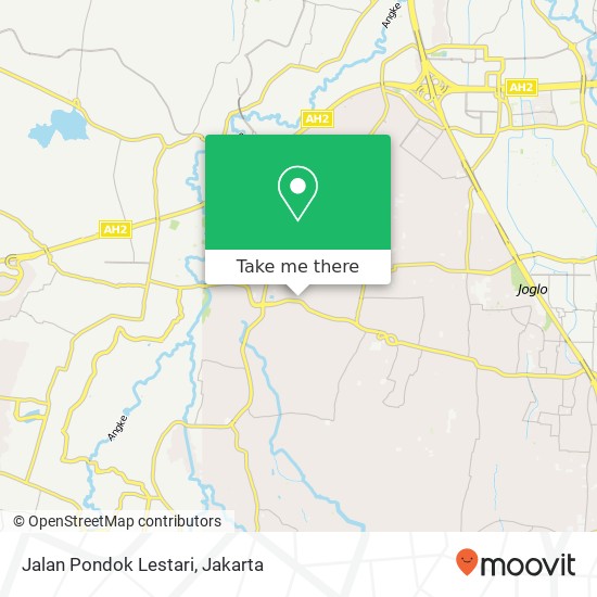 Jalan Pondok Lestari map