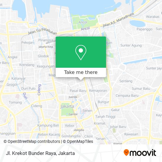 Jl. Krekot Bunder Raya map