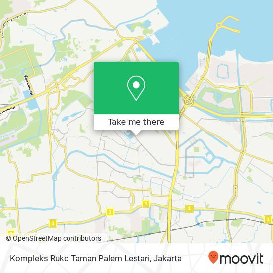 Kompleks Ruko Taman Palem Lestari map