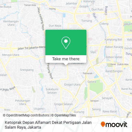 Ketoprak Depan Alfamart Dekat Pertigaan Jalan Salam Raya map