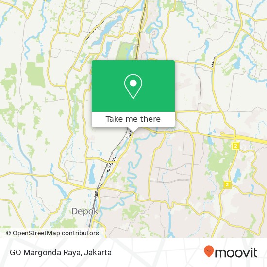 GO Margonda Raya map