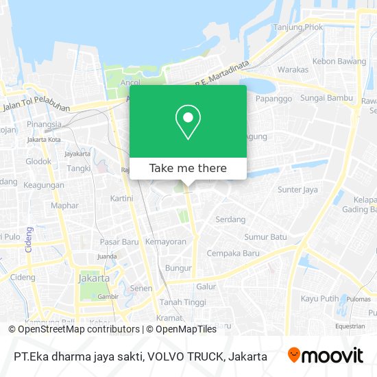 PT.Eka dharma jaya sakti, VOLVO TRUCK map