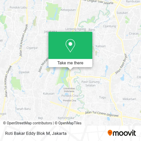 Roti Bakar Eddy Blok M map