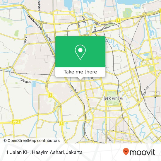 1 Jalan KH. Hasyim Ashari map