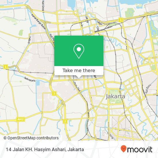 14 Jalan KH. Hasyim Ashari map