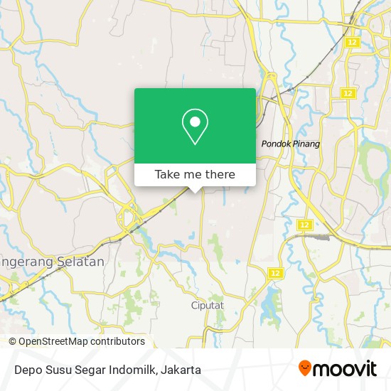 Depo Susu Segar Indomilk map