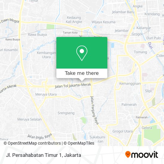 Jl. Persahabatan Timur 1 map