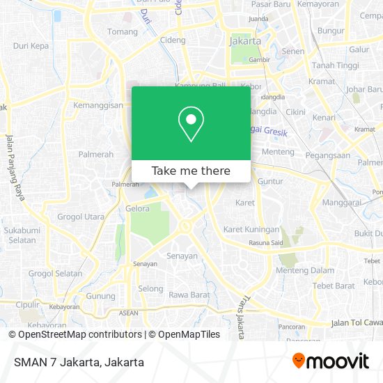 SMAN 7 Jakarta map