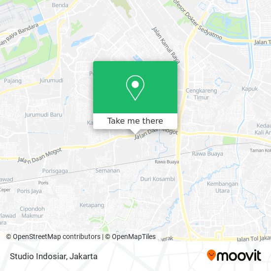 Studio Indosiar map