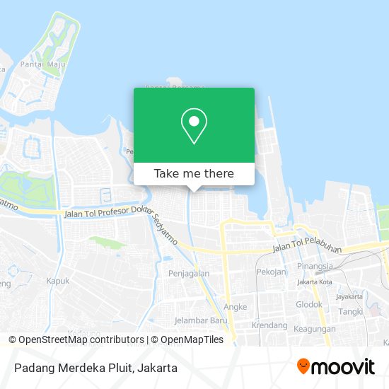 Padang Merdeka Pluit map