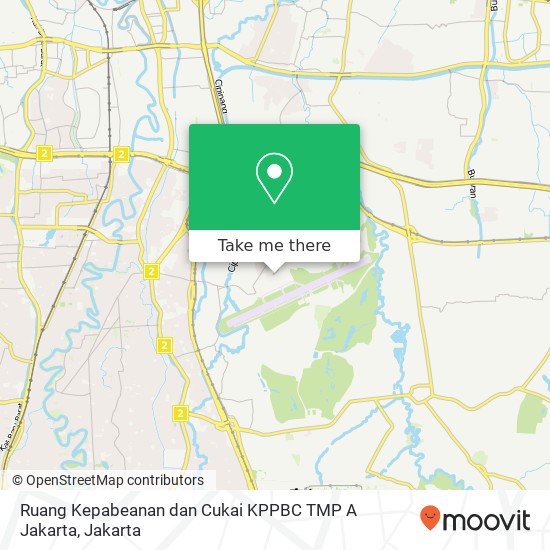 Ruang Kepabeanan dan Cukai KPPBC TMP A Jakarta map
