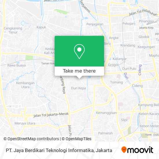 PT. Jaya Berdikari Teknologi Informatika map