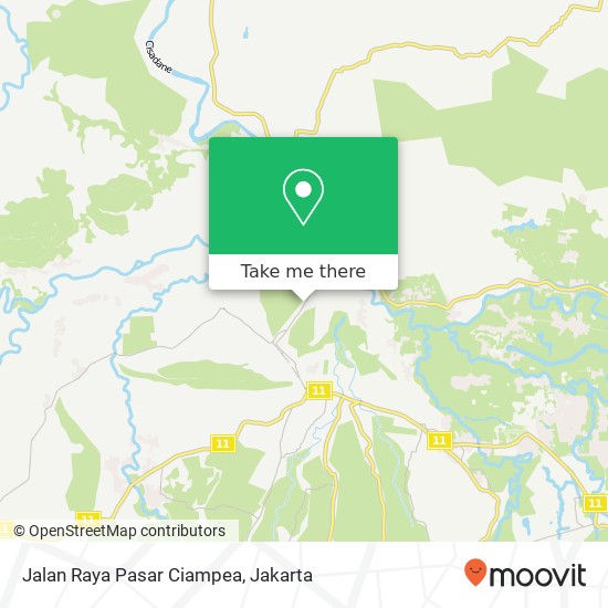 Jalan Raya Pasar Ciampea map